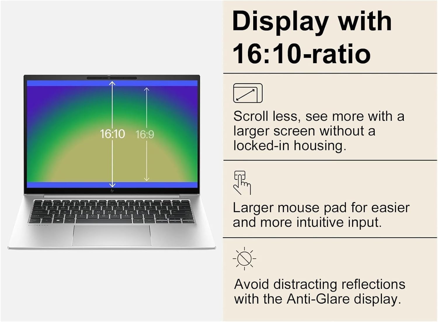 HP EliteBook 640 G11 Business AI PC Laptop (14" FHD+, Intel Core Ultra 7 155U, 32GB DDR5 RAM, 1TB SSD, 12-Core (> i7-1355U)), HP Wolf Security, 2x Thunderbolt 4, Backlit, FHD Webcam, Wi-Fi, Win 11 Pro