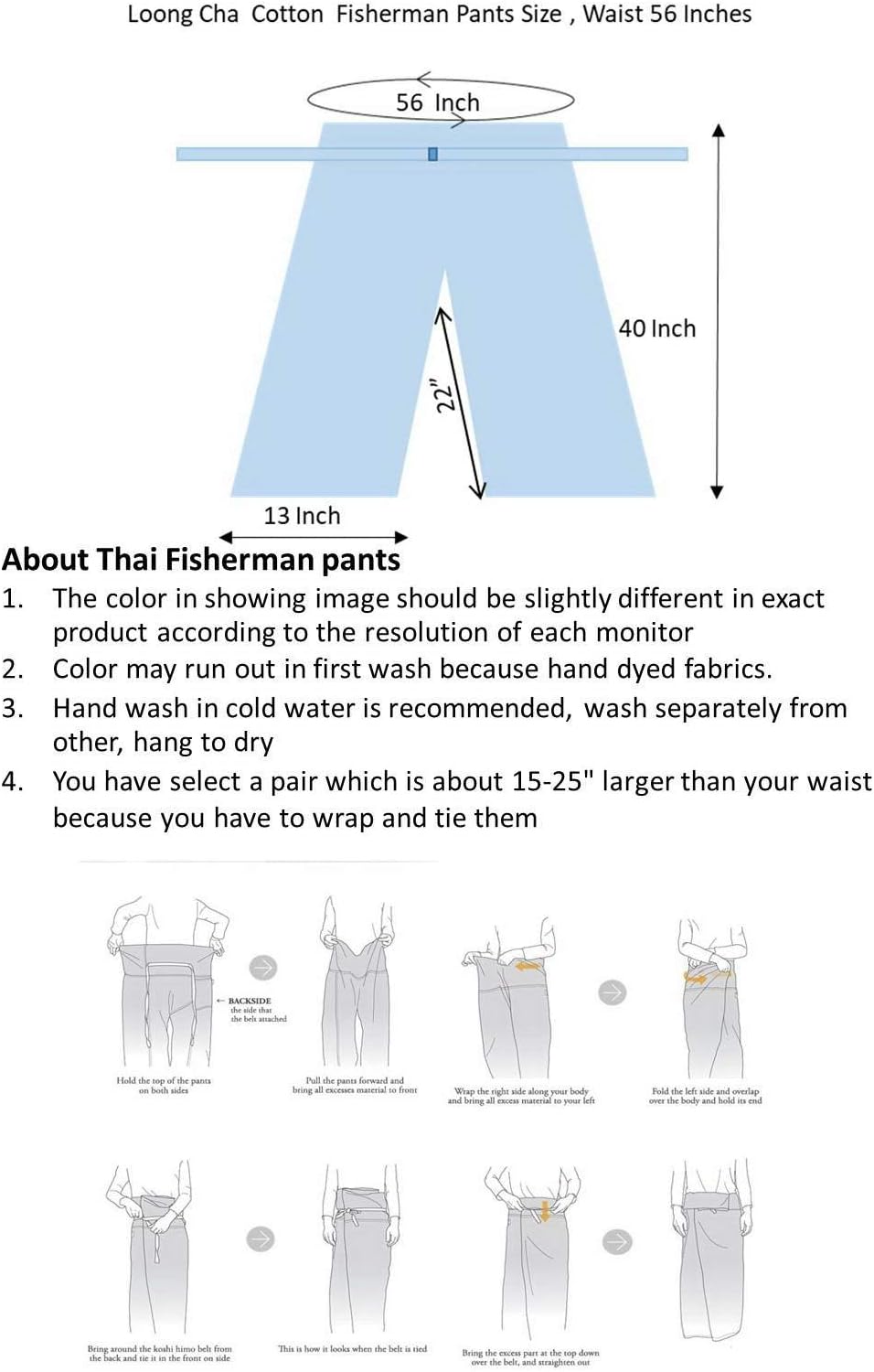 Striped Thai Fisherman Pants Cotton Ireland Ubuy