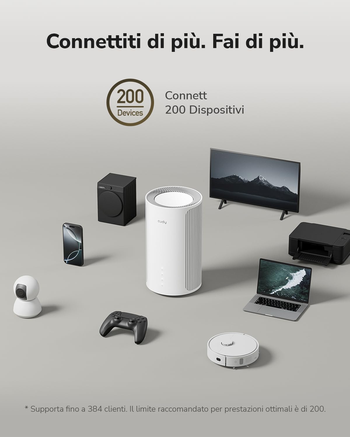 Cudy Tri-Band WiFi 7 BE11000 - Sistema mesh per tutta la casa, 6 trasmissioni da 10 Gbps, 4 porte 2.5G, MU-MIMO, Multi-VPN, Cudy APP, antenne interne intelligenti, M11000, confezione da 2