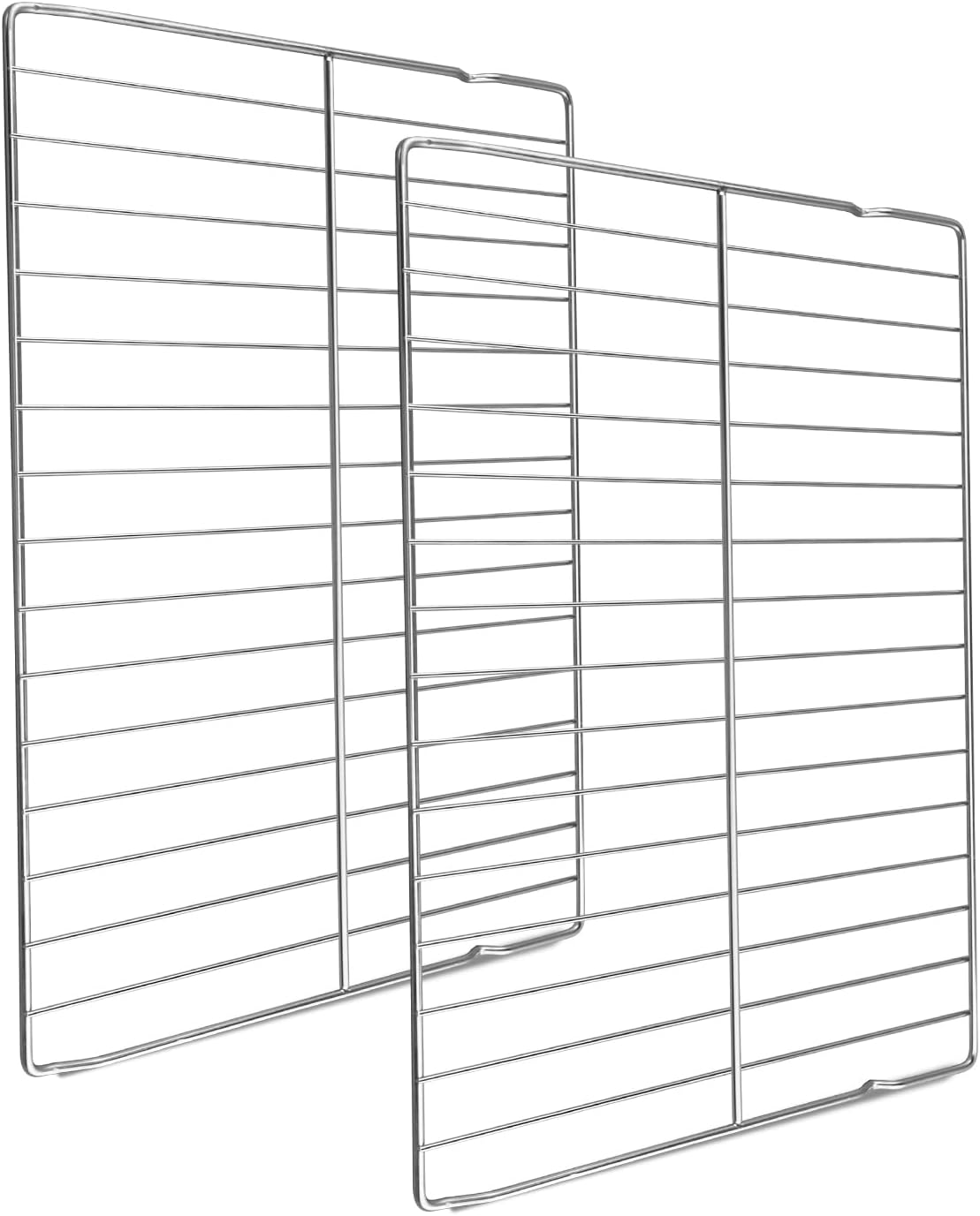 WB48T10063 Range Oven Rack Fit for GE General Electric Hotpoint Oven Stove, Stainless Steel Oven Rack Replace AP4538468 PS2577619 1550790 AH2577619 EA2577619, 24 x 17 Inch, 2 Pack