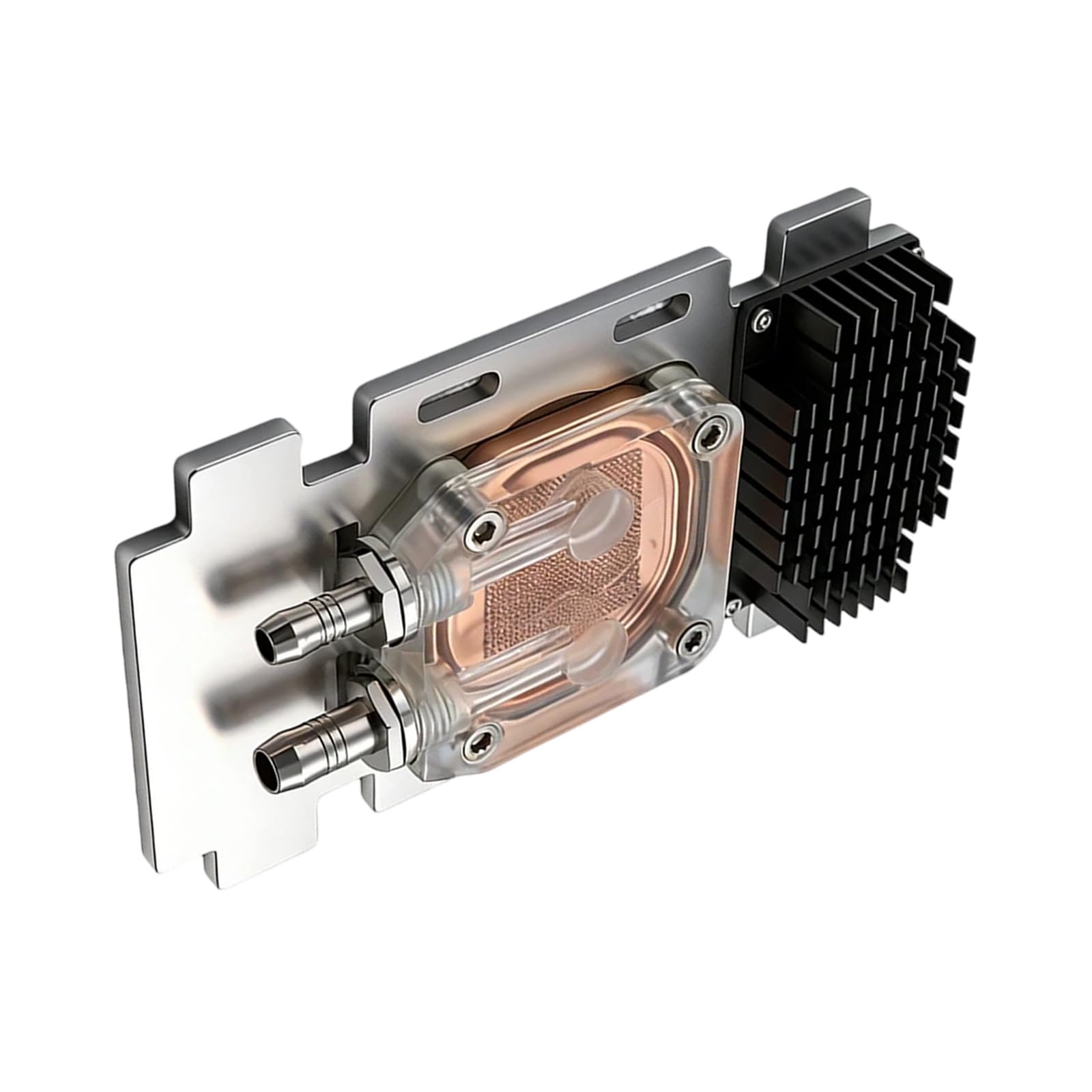 Tutto il Frigorifero ad acqua in alluminio per V100 A100 SXM2 GPU Blocco di Raffreddamento Ad Acqua Alluminio Dissipatore di Rame