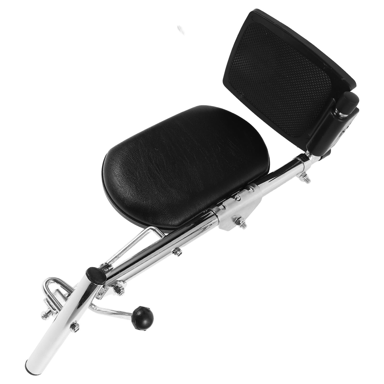 Happyyami Reposapiernas de Apoyo para Silla de Ruedas, Reposapiés Colgante, Acero Inoxidable, Pu y Abs, Negro, Ángulos Ajustables, Instalación Fácil, para Pacientes y Personas Mayores, Uso