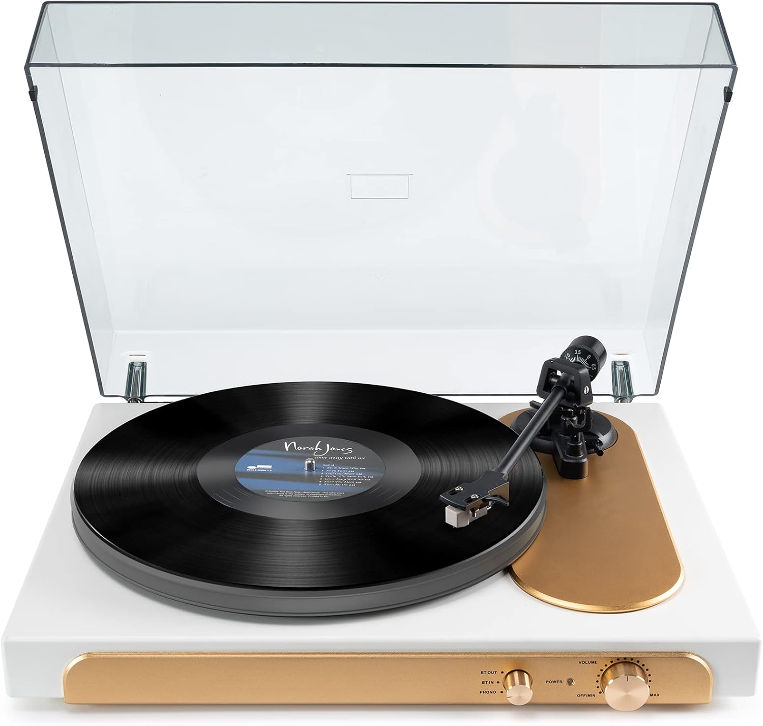 Giradischi Bluetooth Con Altoparlanti - Radio FM, Registrazione Vinile To MP3, USB/SD | Design Retrò In Legno - Foto 3
