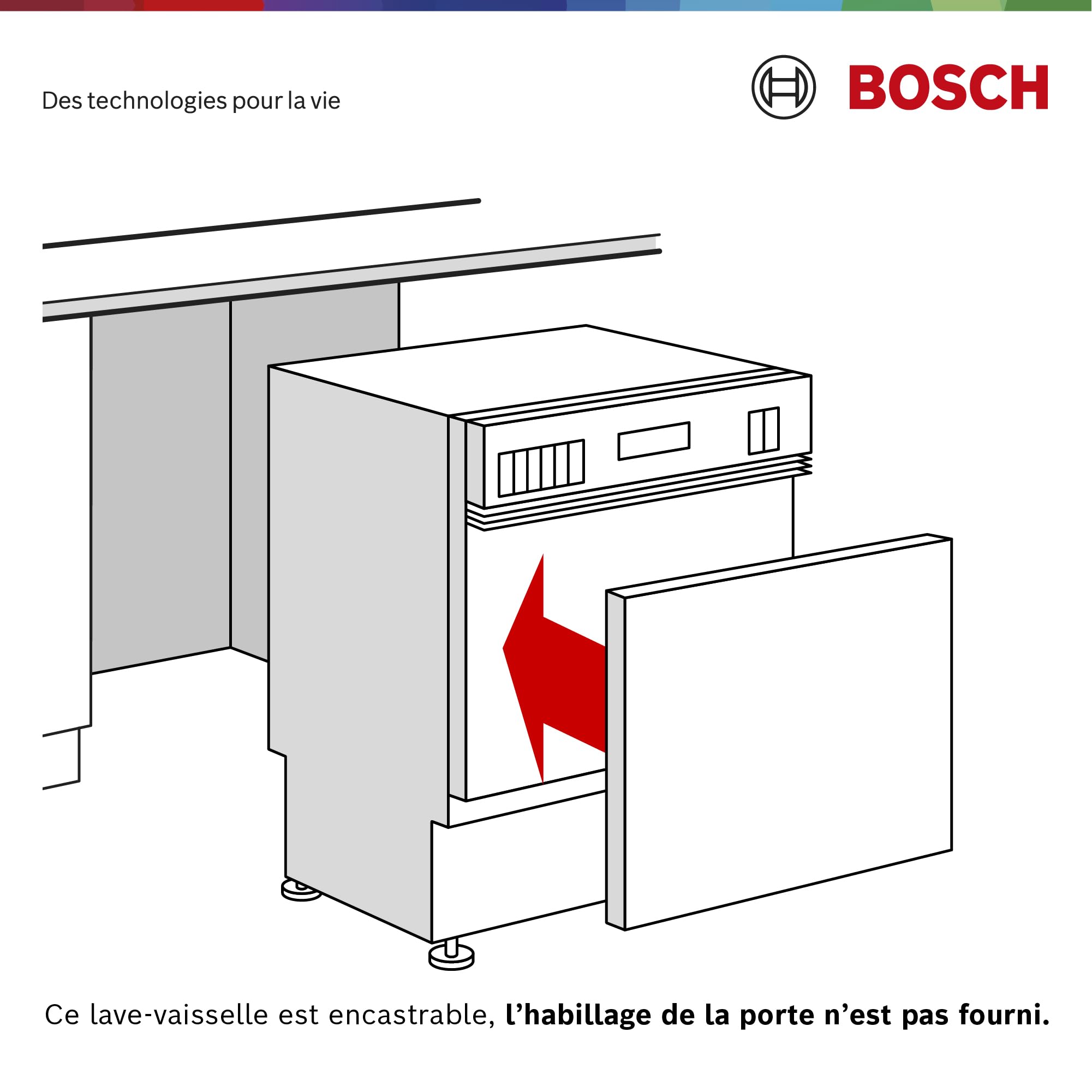 Bosch SPI2HKS42E - Serie 2 - Lavavajillas empotrables (45 cm, 10 cubiertos) - Home Connect - Diadema metallic