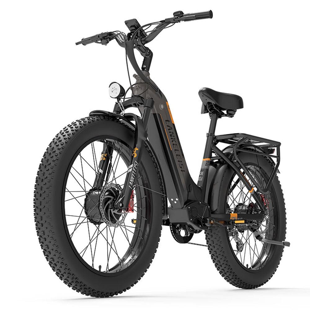 Lankeleisielectric Bike For Adults 30mph 2000w Dual Motor 26 Inch