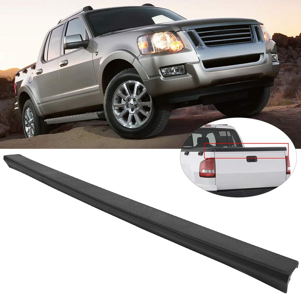 SCITOO 1pcs ABS Top Rear Tailgate Moulding Trim fit for 2007-2010 for Ford Explorer Sport Trac(Replaces 7A2Z-7840602-BA,7A2Z7840602BA)