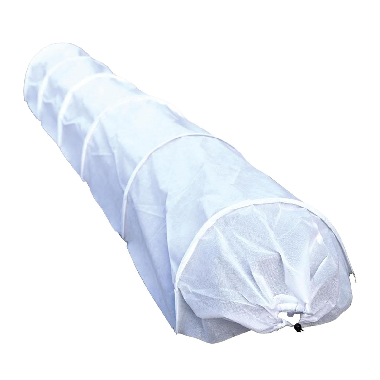 CALANDIS™ Garden Tunnel Shade Net Cover Portable Cloche Hoops for Courtyard Patio Farm White | Shade Sails | Garden Structures & Shade | Yard, Garden & Outdoor Living-image-18