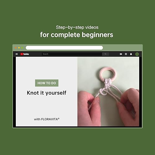 Miniatura 3 de Kit de macramé para principiantes con tutoriales de video paso a paso para árbol de Navidad, kit de inicio de manualidades para adultos y niños,