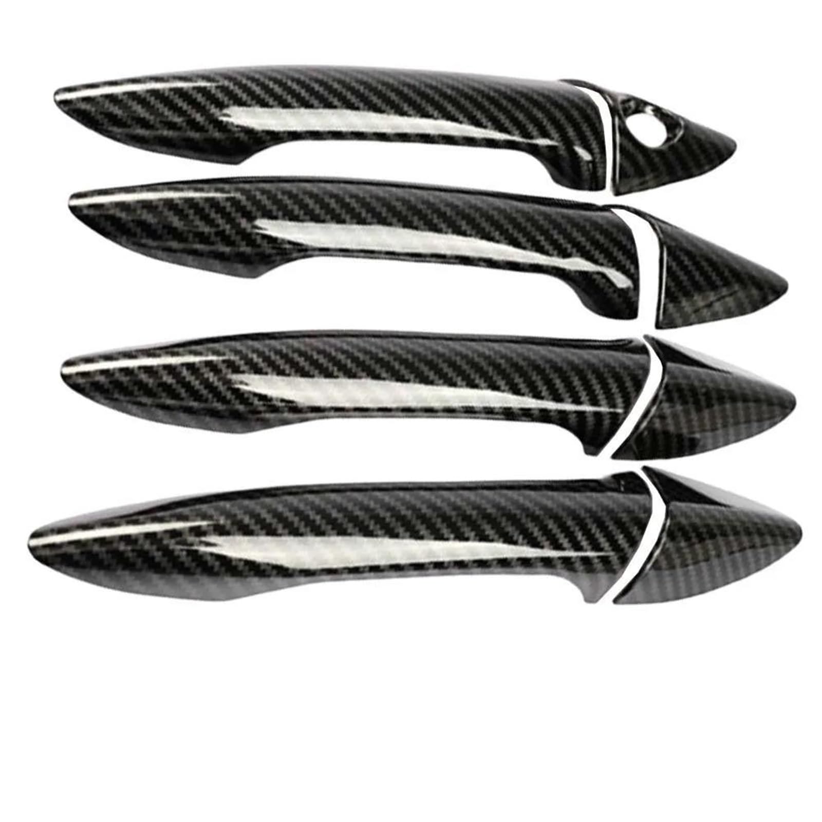 Fkhbzm Style 2 Car Accessories Door Handle Trim Abs Exterior Strip Cover Decorative For Hyundai I30 2012-2016(Style 2)