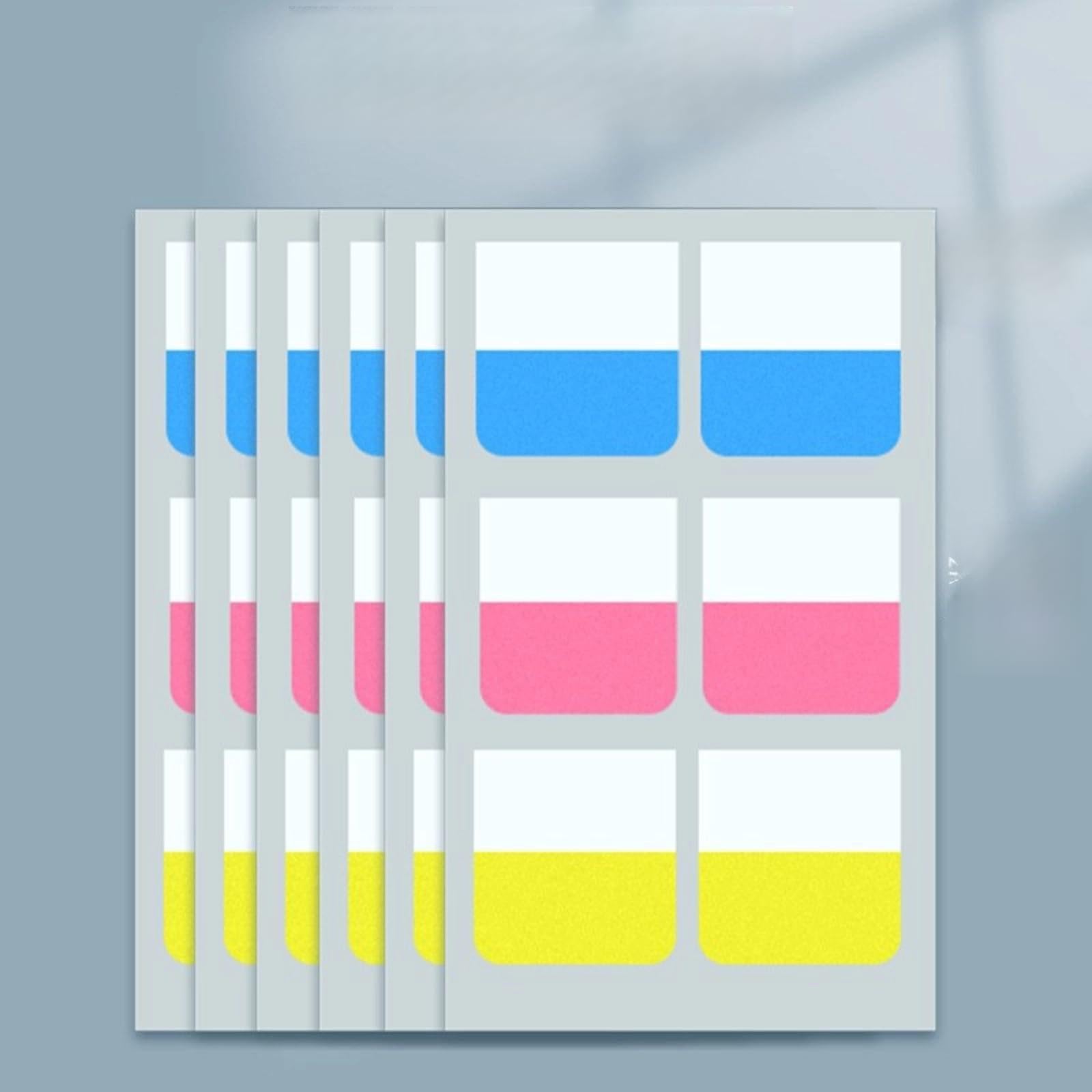 Étiquettes de pagination transparentes pour écriture créative et notes