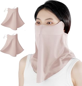 UV Sun Protection Face Mask with Neck Coverage UPF 50+ Face Shield Breathable Design for Summer Outdoor Activities