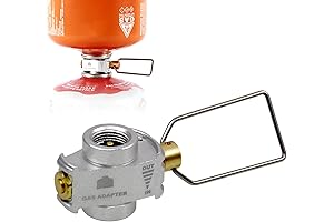 RULLINE Backpacking Fuel Transfer Device Gas Canister Refill Adapter: Your Camping Canister...