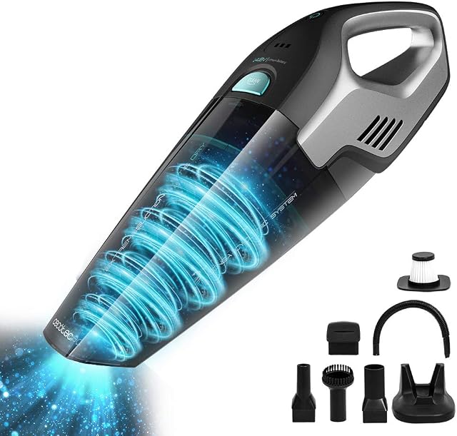 Cecotec Ręczny odkurzacz Conga Immortal ExtremeSuction 14,8 V Hand. Odkurza stałe i płynne,Lekki i bez worków, Czas autonomii 20 Minuty, 14,8 V, Technologia cyklonowa