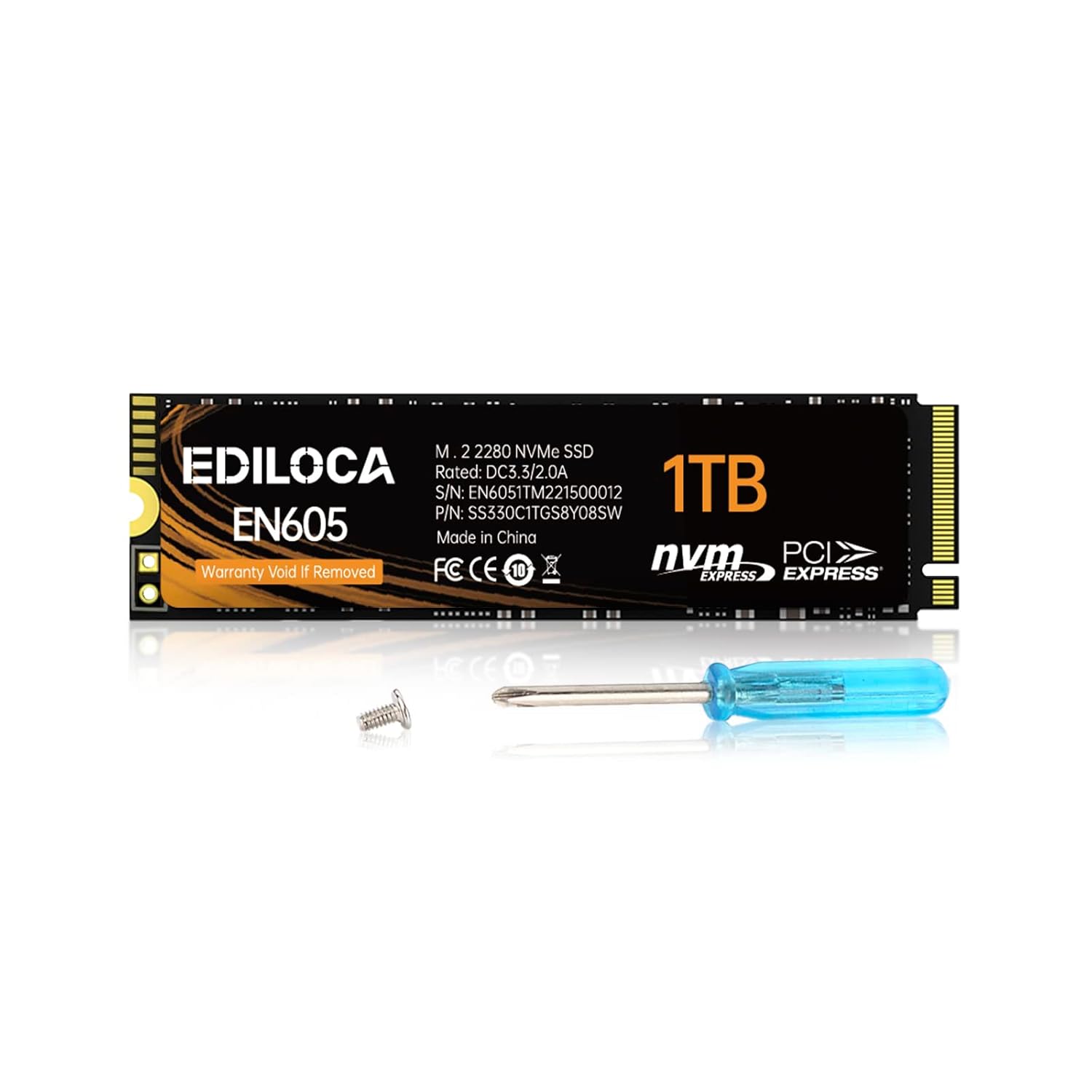 Amazon.in Buy EDILOCA EN605 1TB M.2 SSD, NVMe1.3 PCIe Gen3 x4 SSD