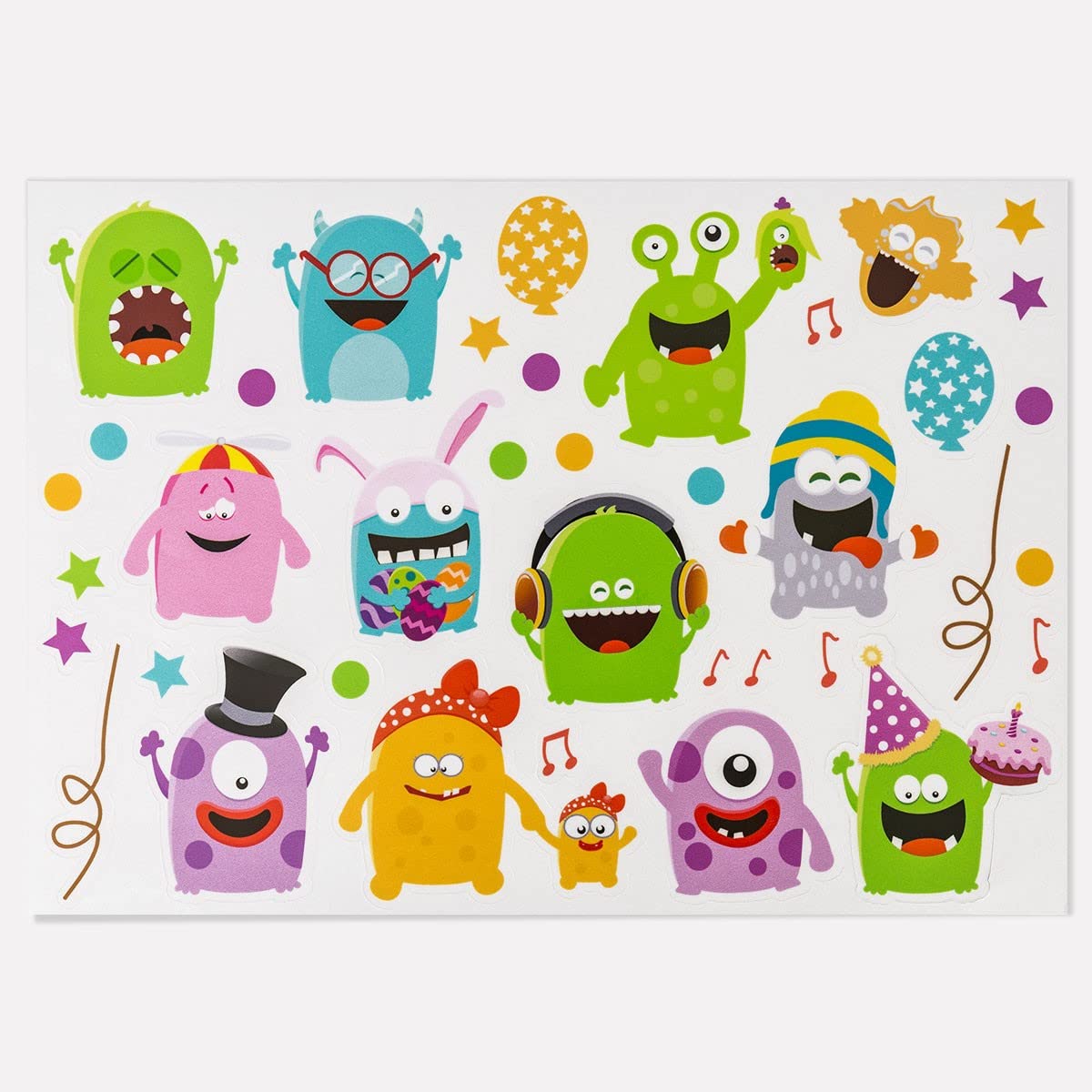 Hauptstadtkoffer - Bagaż dziecięcy, walizka dziecięca, twarda obudowa, bagaż pokładowy dla dzieci ABS/PC, Różowy + naklejka Monster, Bagaż dziecięcy