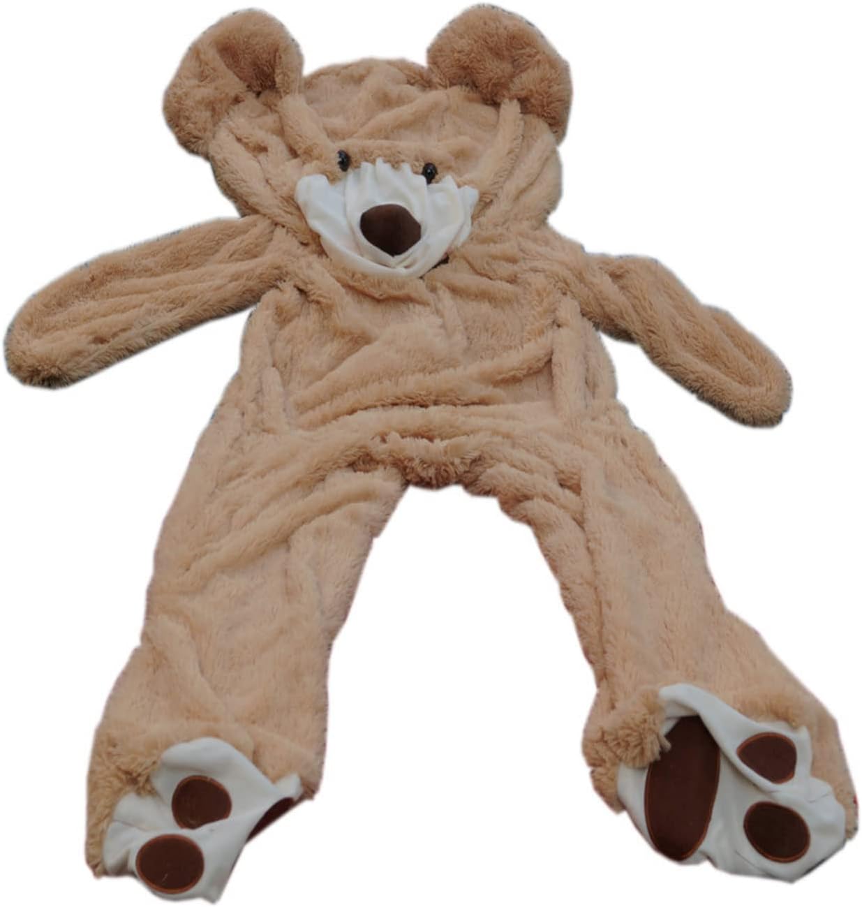 78"(6.5 Feet) Giant Teddy Bear Cover (Only Outer Shell with Zipper) 200cm