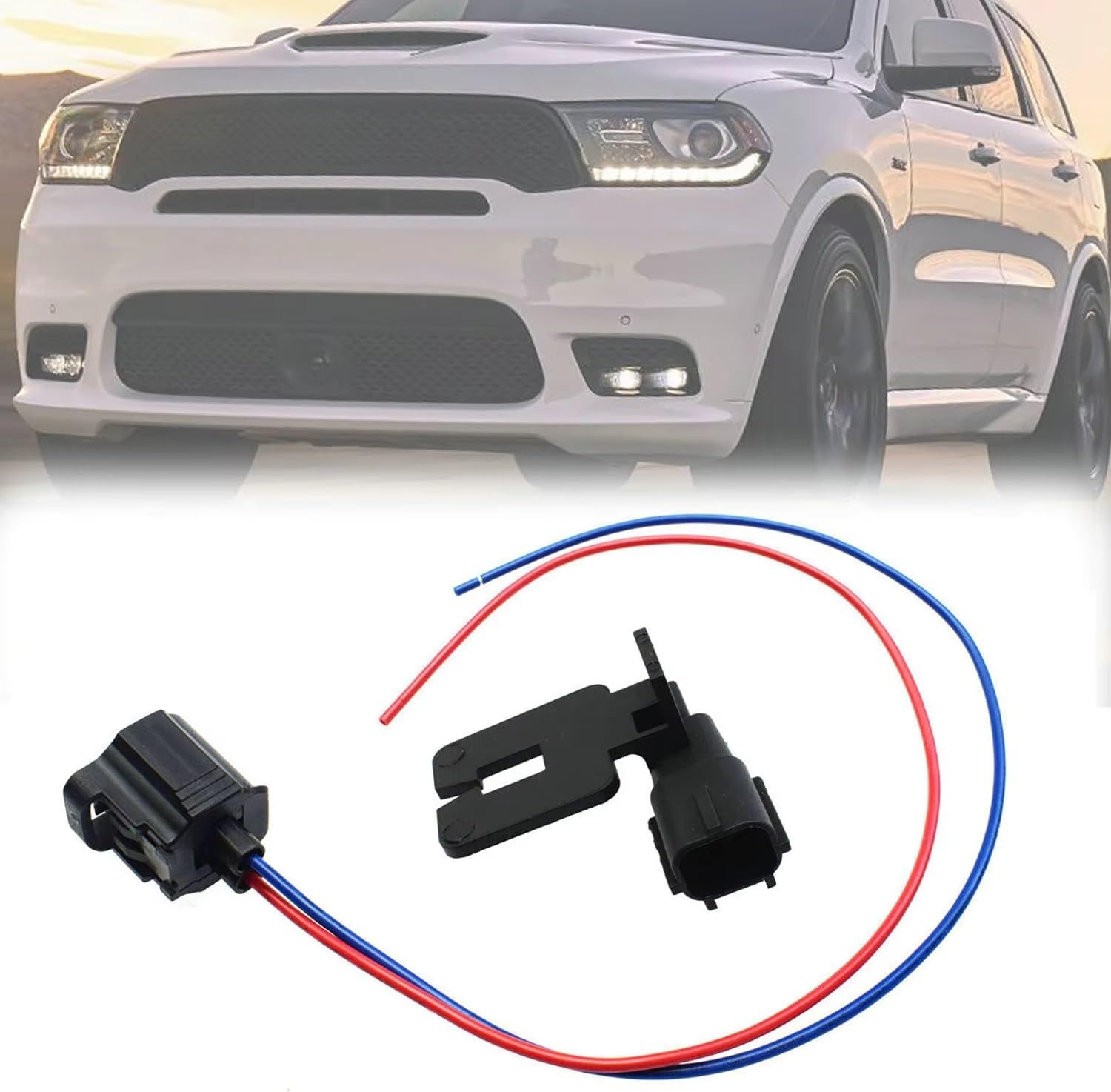 Car Temperature Sensor Ambient Sensor, for Jeep, for Cherokee 2014-2019 Car Ambient Air Temp Sensor Connector Set 5149025 56042395 68518243AA 5149266AB