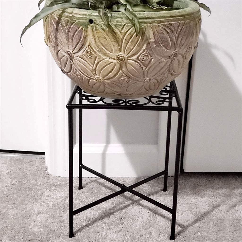 Metal Flower Pot Basket Holder Indoor Outdoor Plant Stand Holders for Balcony Living Room Home Decor