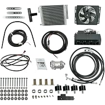 12V Under Dash Electric Air Conditioner 10000 BTU, 12V Electric AC Kit with Evaporator Condenser Compressor, Heating Cooling Parking AC for Truck RV Van Pickup Tractor Excavator Agricultural Vehicle