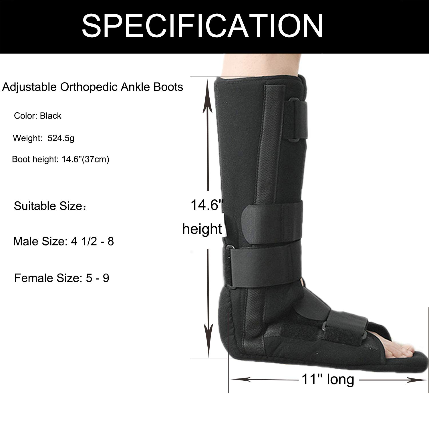 TANDCF Orthopedic Foot Ankle Fracture Rehabilitation Brace Nursing Care