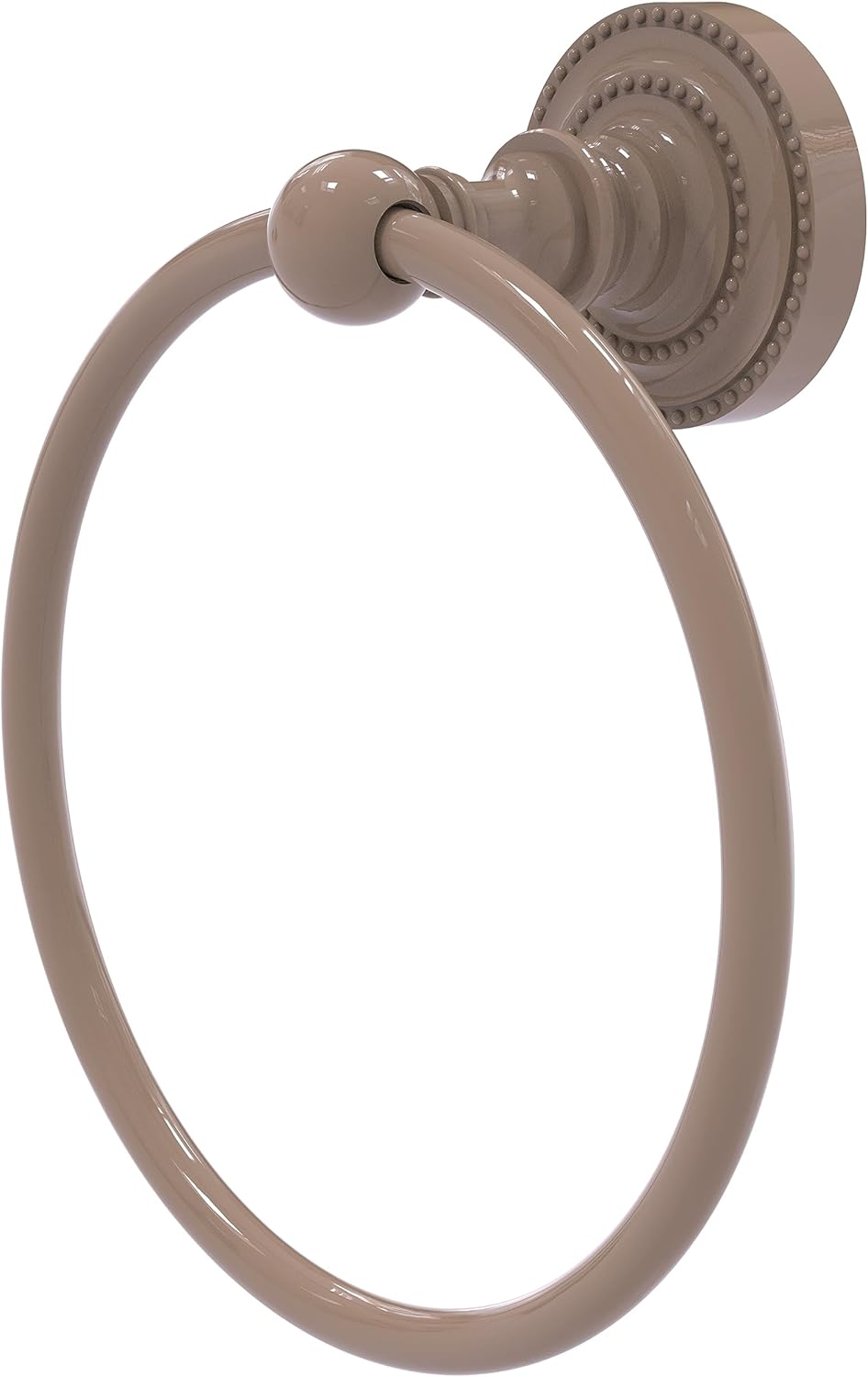 Allied Brass DT-16 Dottingham Collection Towel Ring, Polished Nickel