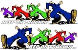 Keep on Truckin' Right & Left 10' x 3.5' Decals