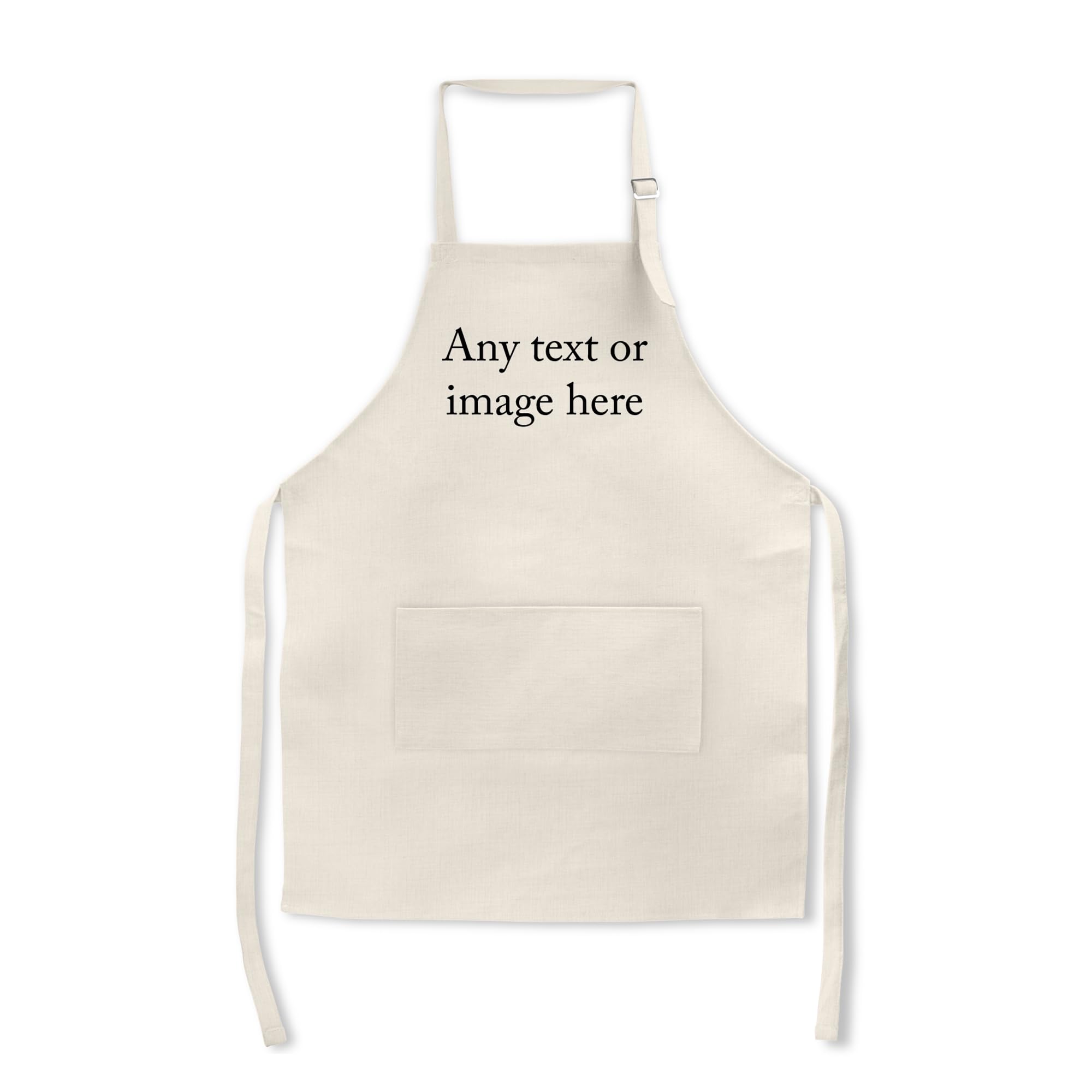 Print Maniacs Apron Adjustable Pocket Baking Chef Personalised Ladies Women Mens Kitchen Cooking Bib Unique Gift For Him Her Birthday Mothers Fathers Day Day Any Photo/Image or text