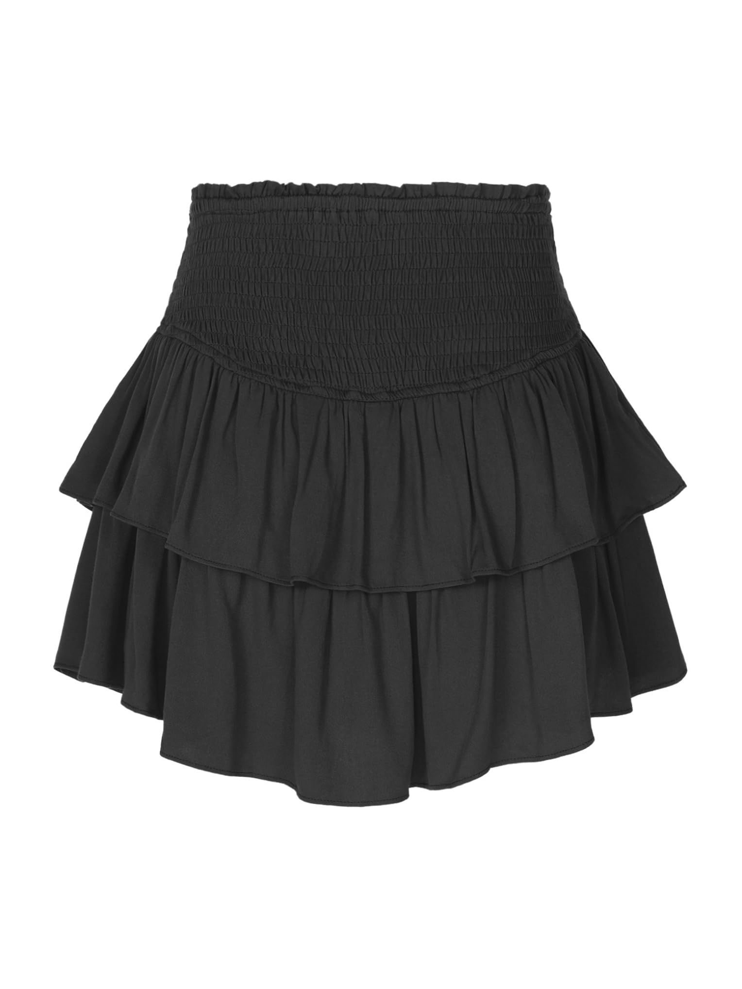 Nyeemya Mujeres Falda Escocesa Plisada con Cintura Elástica Escuela Uniforme Falda Cuadros Schoolgirl Outfit
