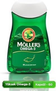 Möller's Omega 3 Kapsül 60 Adet; IFOS Onaylı, EPA 