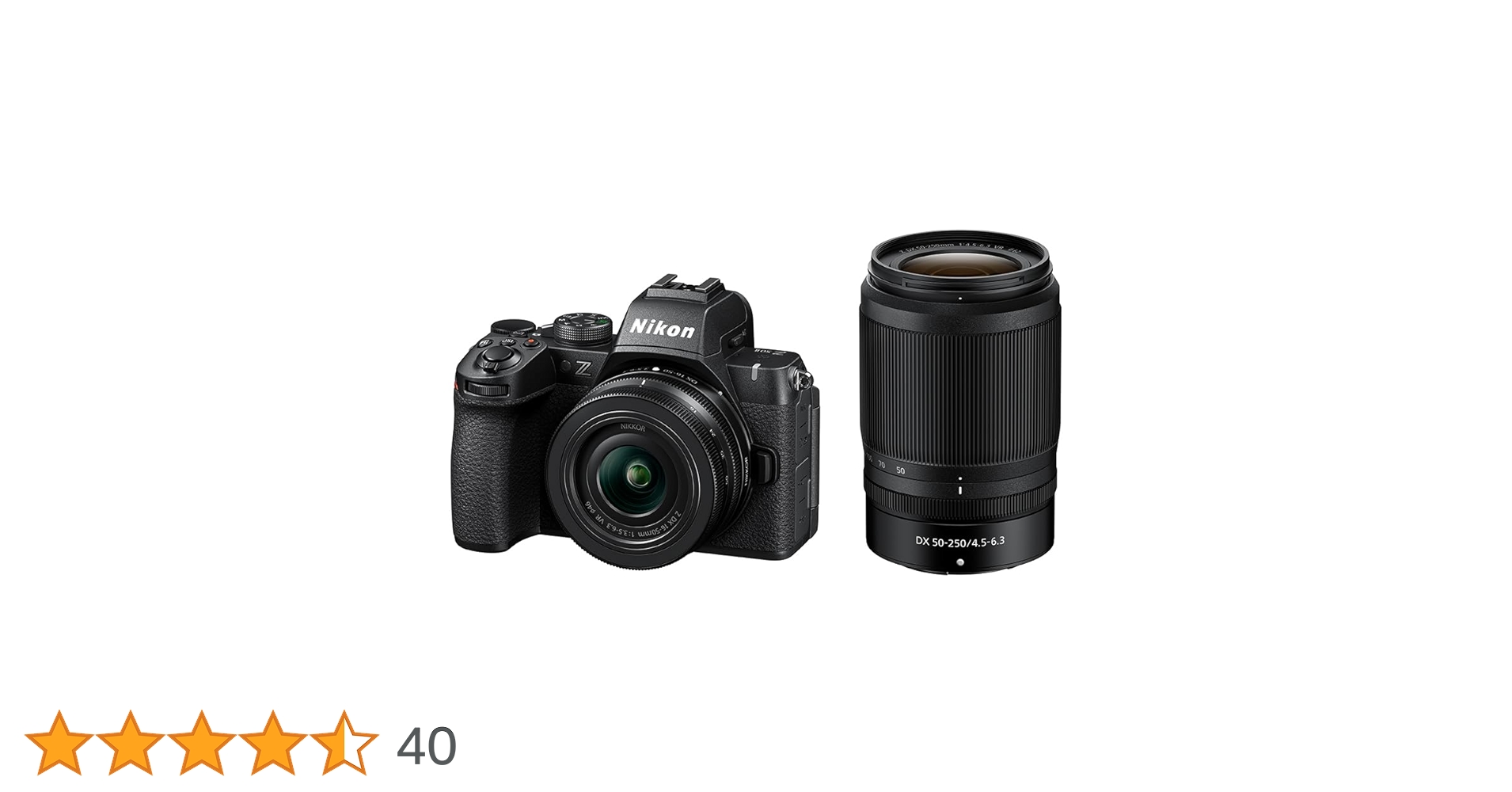 極美品 Nikon Z 50 II ミラーレス一眼レフカメラ レンズ2本付き