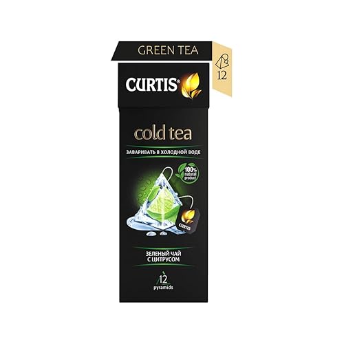 CURTIS Cold Brew Té verde helado con cítricos (12 sobres)