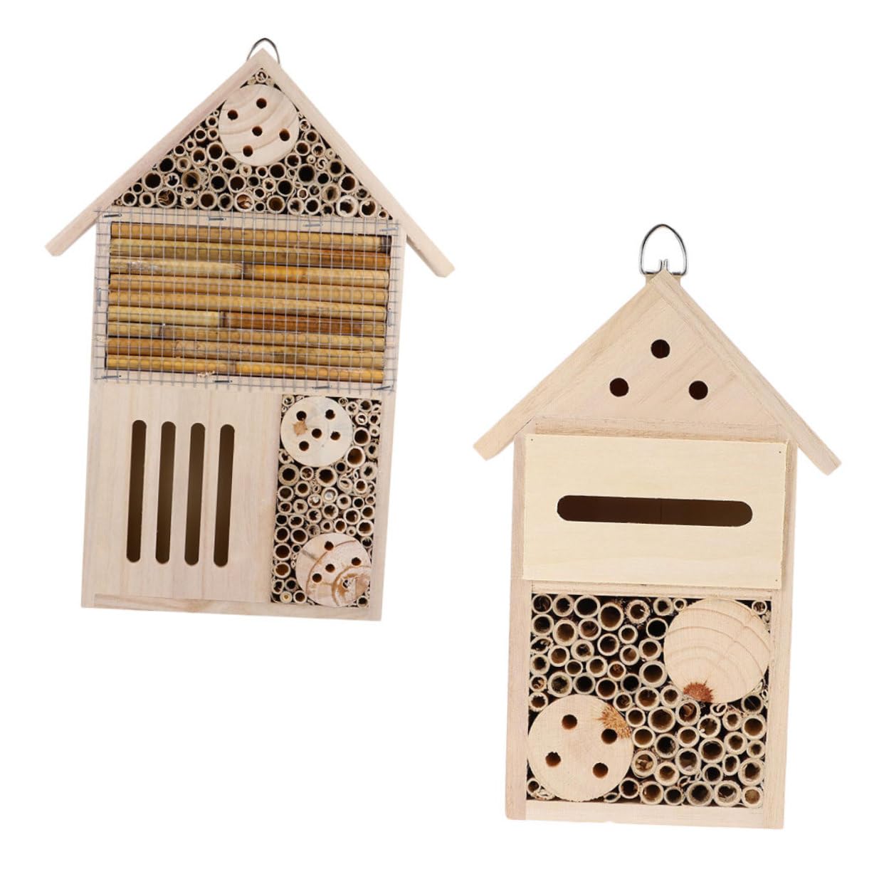 Holzhaus Für Garten Insektenhaus Bienenstock Hängend Nisthilfe Für Marienkäfer Bienen Schmetterlinge