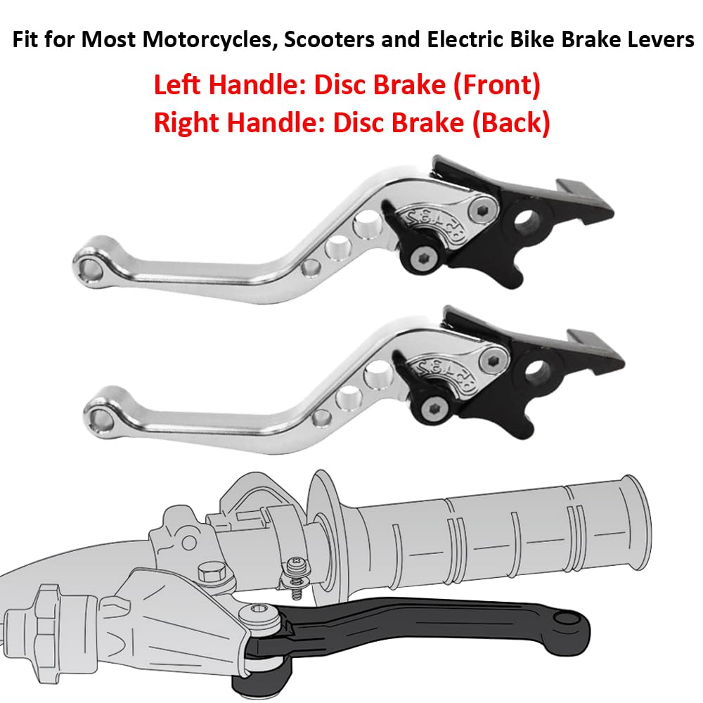 Pitbike Dirtbike voet rempomp lang Rood - DSL Motoren