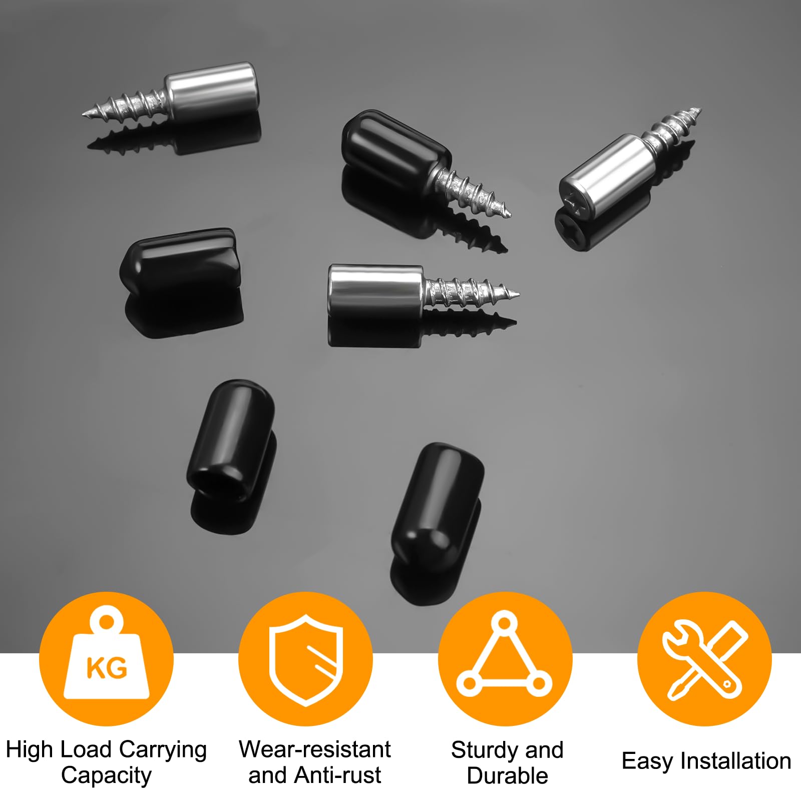 Supporti Per Mensole Autoadesivi - 16 Pezzi, Fino A 50 Kg, Senza Fori