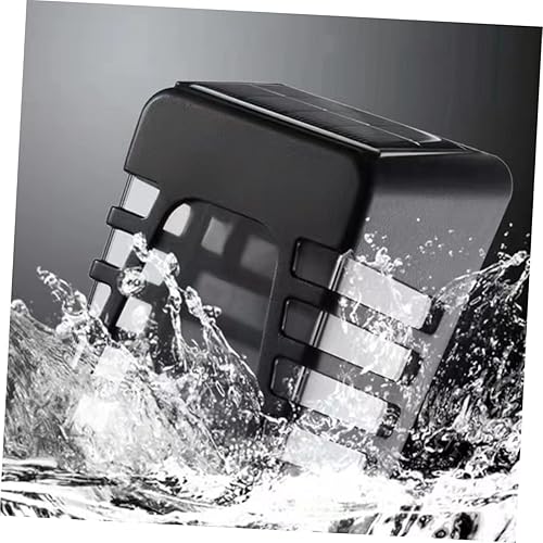 Vista 6 de Uonlytech Luz de pared solar automatizada para jardín Patio Deck Luces impermeables de alto brillo