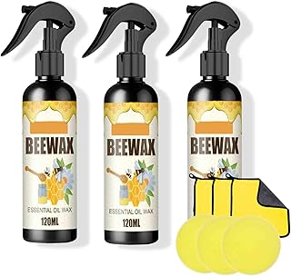 Natural Micro - Molecularized Beeswax Spray, 120ML Furniture Beeswax Spray, Beeswax Spray Cleaner, Bees Wax Furniture Polish and Cleaner, Original Beeswax Furniture Polish