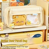 Amazon.com: Roozxbscen Butter Bear Pencil Case with 9 Layers - ITA