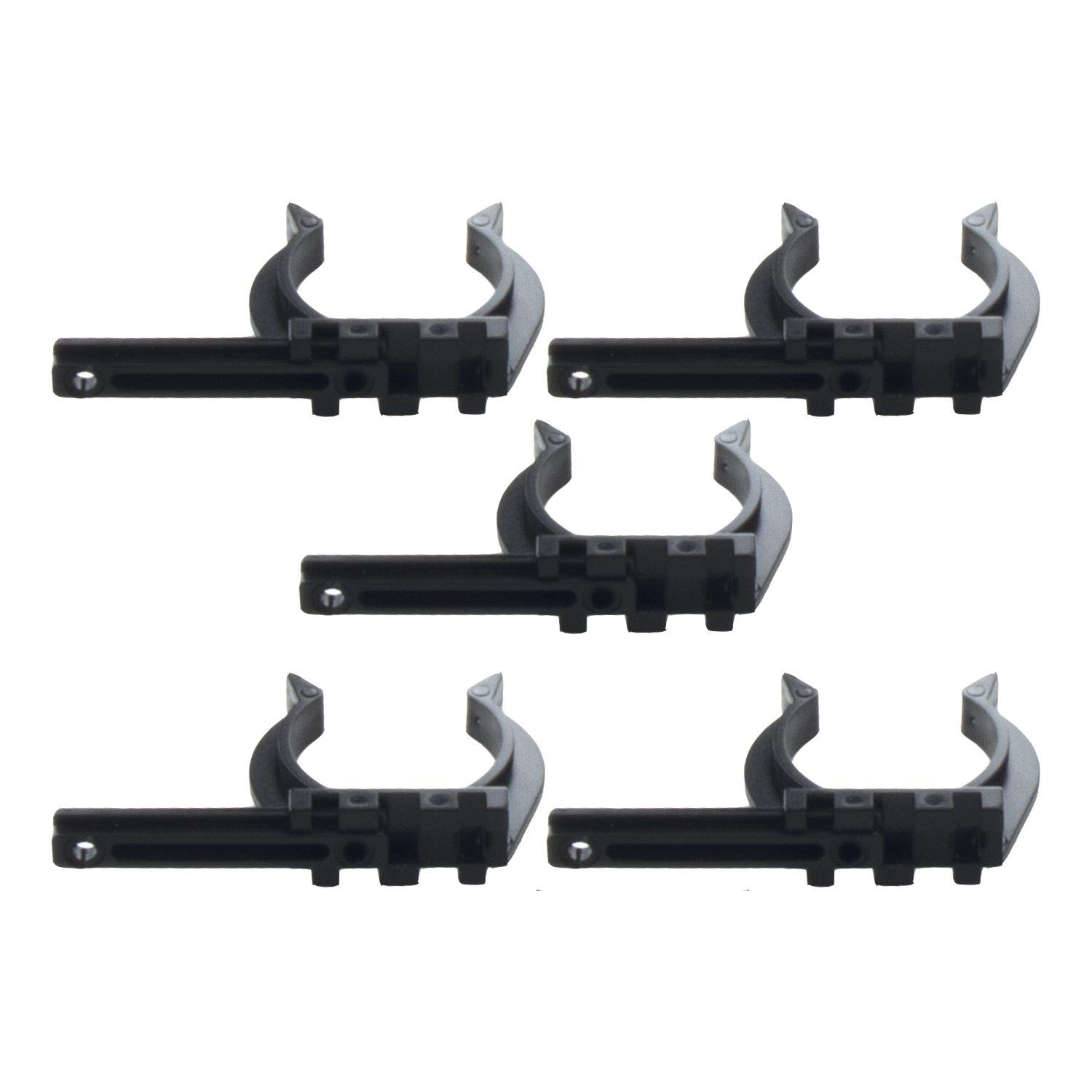 Secotec VAS221 Socket Visor Clip with Mounting Plate, 5 Count (Pack of 1)
