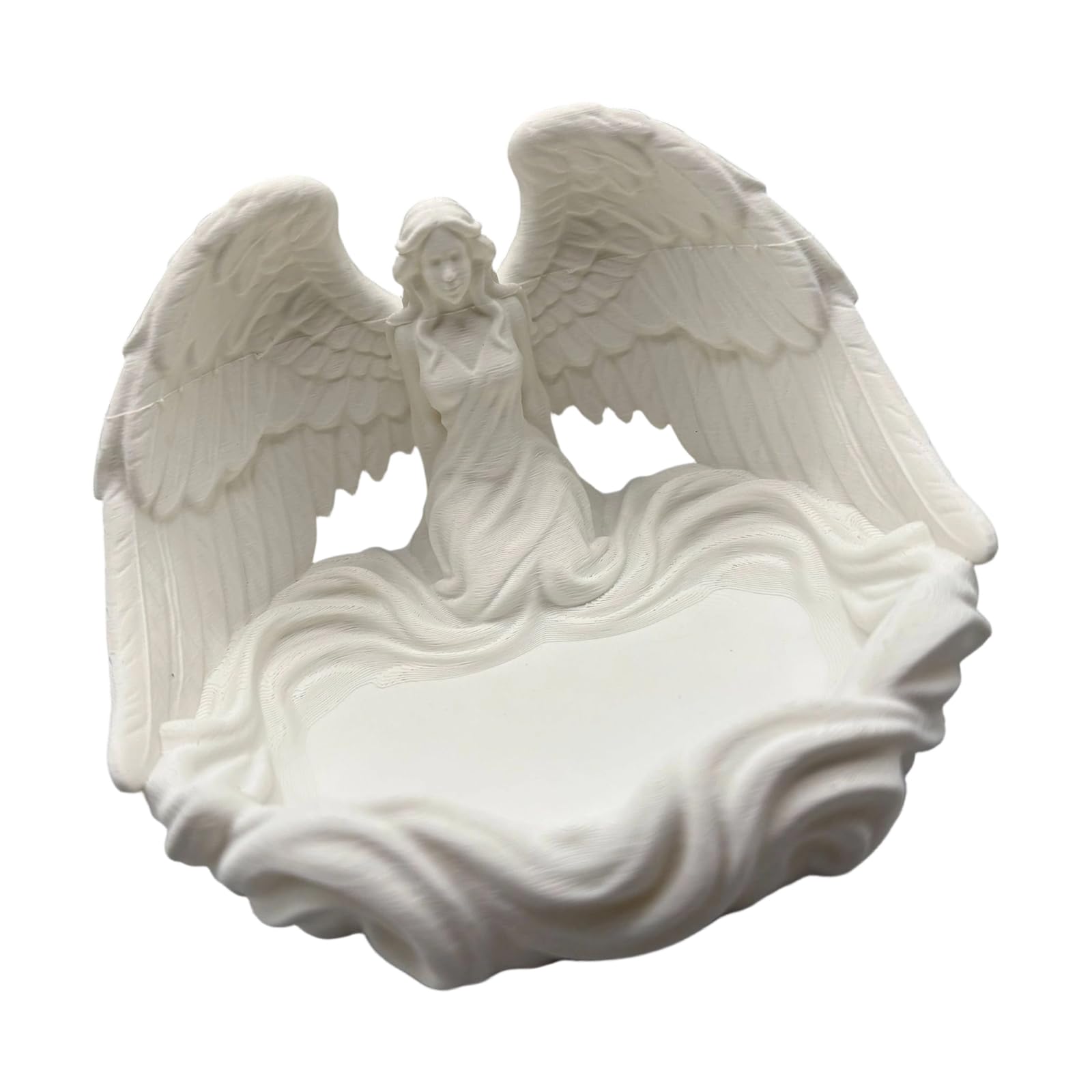 Oxxggkao Unique Gothic Angel Wing Shape Tray Jewelry Storage Plate for Organizing Earrings Rings and Other Small Decorative Items Elegant Jewelry Planner