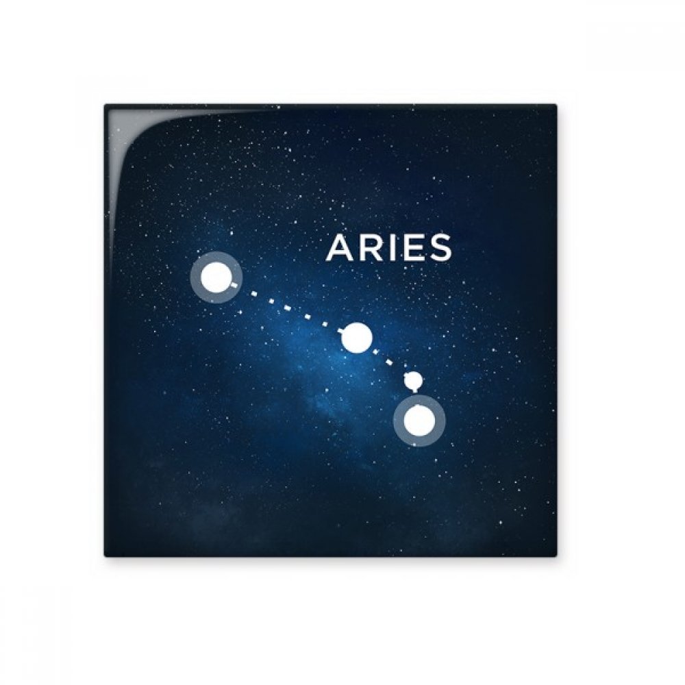Carreau de céramique Bélier constellation zodiaque, cadeau déco idéal