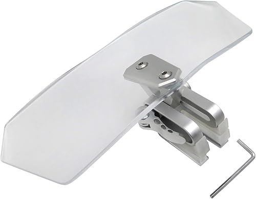 Miniatura 9 de HTTMT WCO - Alerón de extensión de parabrisas ajustable con clip compatible con V-Strom 650 V-Strom 1000 ABS