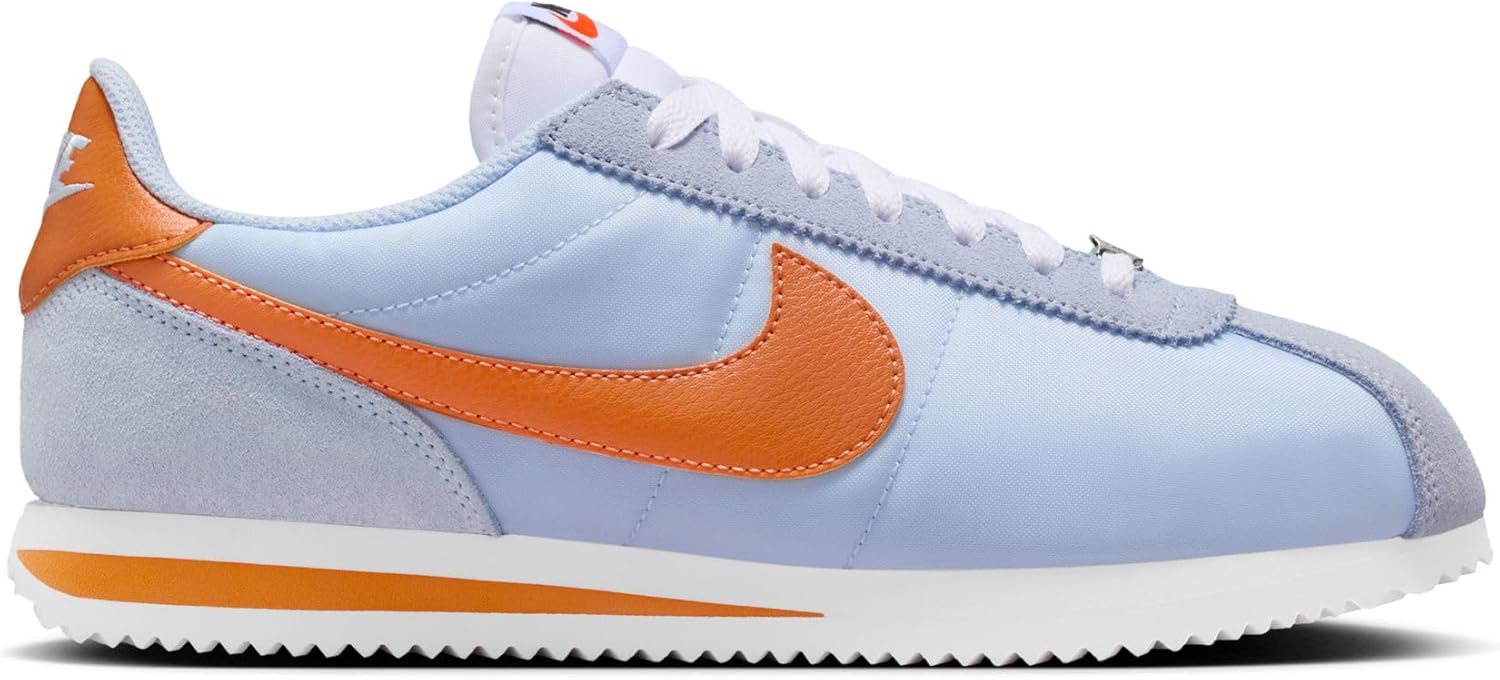 Nike Cortez Textile Women's Shoes (Hydrogen Blue/White/Hot Curry)