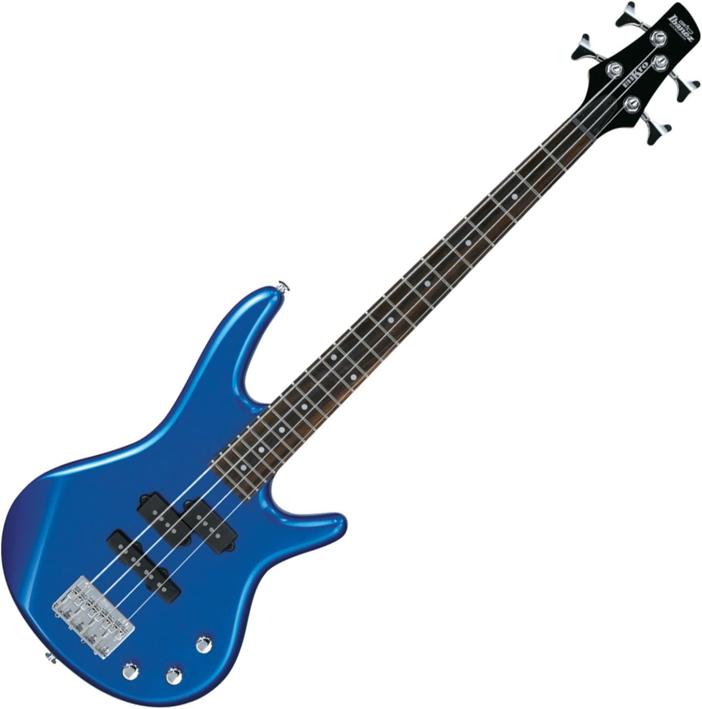 GSRM20 SLB Starlight Blue Mikro Compact 4-String Electric Bass Guitar