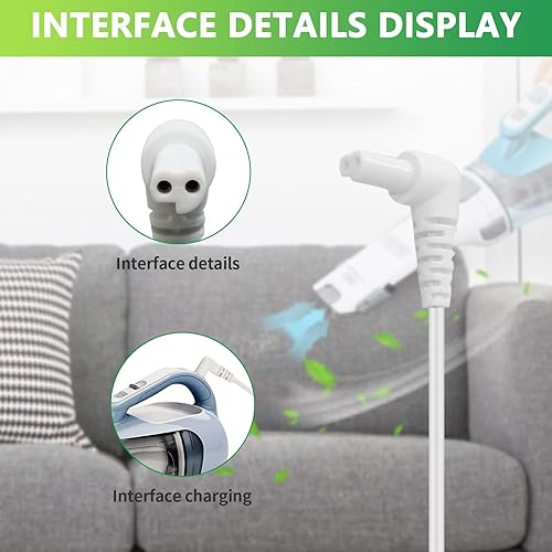 Miniatura 4 de Cargador de 23 V compatible con Black and Decker N511997 90602523-04 Aspiradora de mano inalámbrica CHV1410L32, HFEJ415JWMF22, HSVJ415JMBF22,