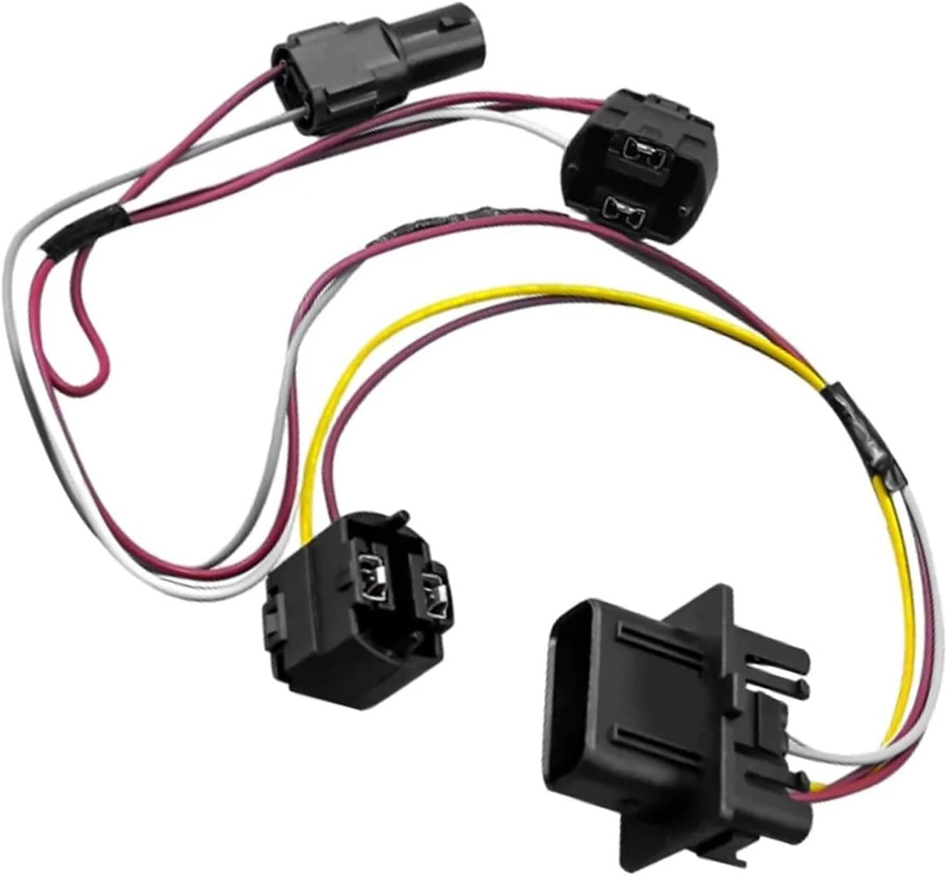 For Mercedes E430 E320 W210 1999-2002 Headlight Wiring Harness Left And Right Sides Male Plug 3 Pins 2108203761