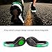 SLDHR LED Shoes Clip Lights USB Charging for Night Running Gear, Color RGB Strobe and Steady Color Flash Mode, Safety Clip Lights for Running, Jogging, Walking, Biking(One Pair)