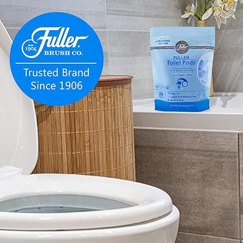 Miniatura 6 de Fuller Brush Cápsulas limpiadoras de inodoro, limpiadores solubles en agua, limpia desincrustaciones y refresca los inodoros de baño, elimina