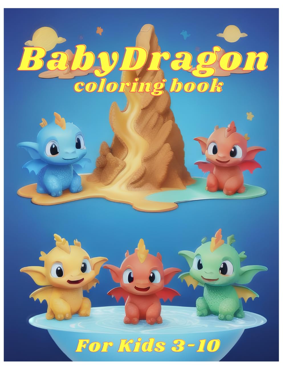 Baby Dragon coloring book for Kids 310 Magical Adventures Await Baby