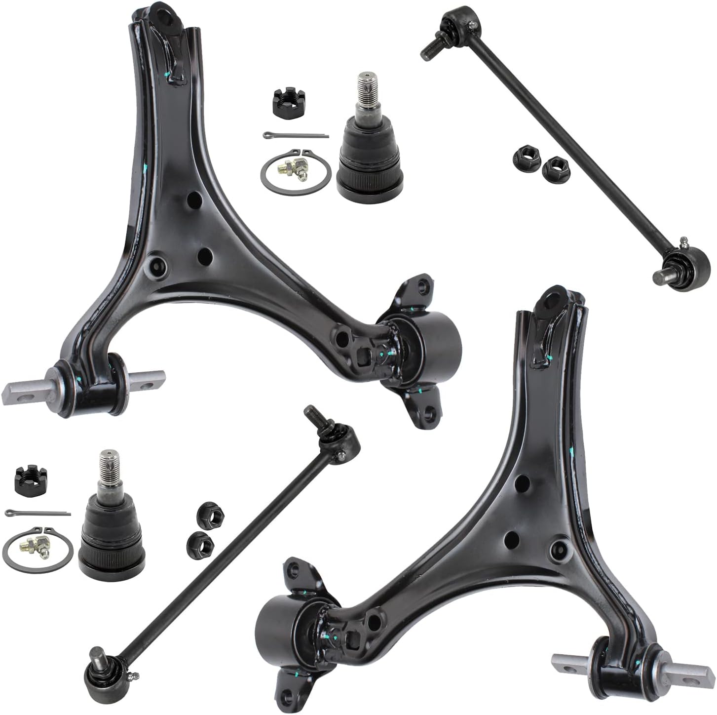 Detroit Axle 6pc Front End Control Arms Kit for 1317