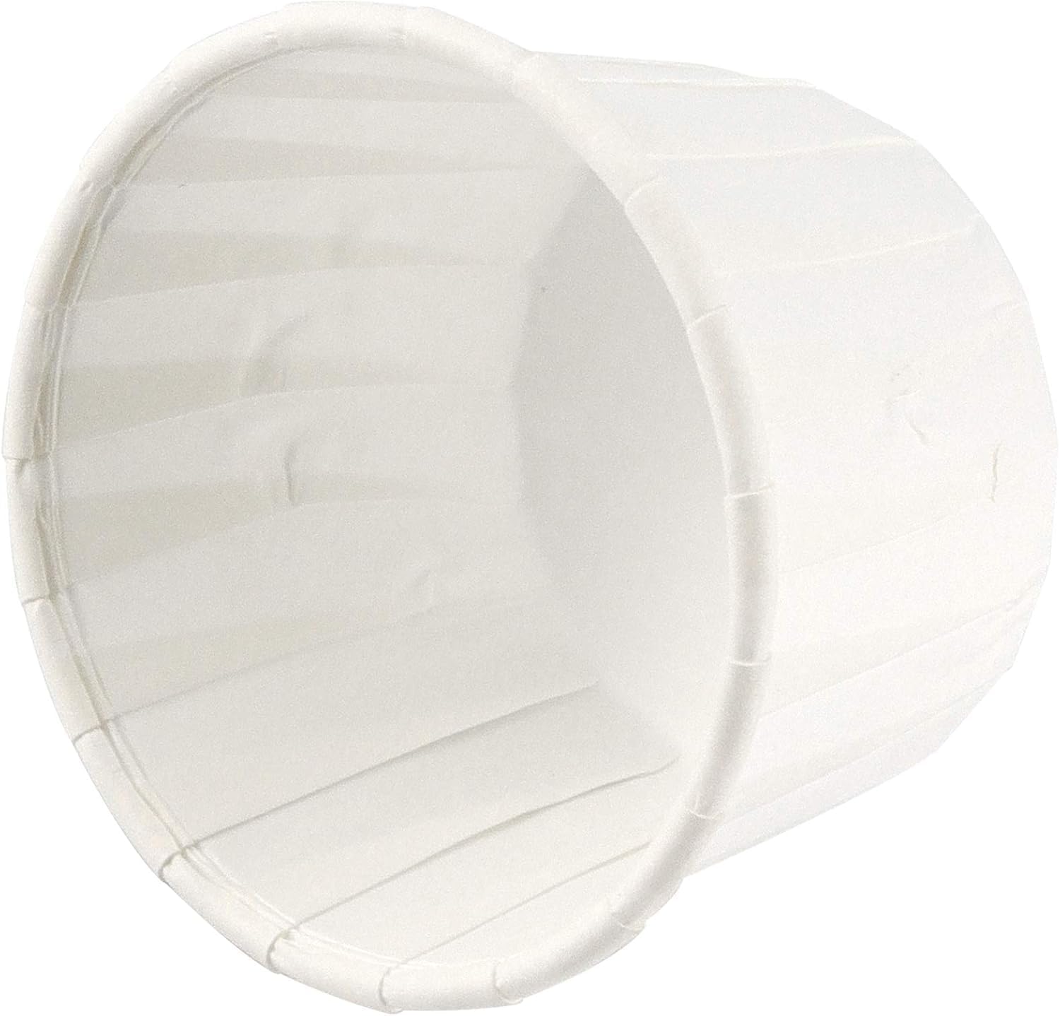 KEILEOHO 800 Pack 2 OZ Treated Paper Souffle Portion Cups, Food Grade Paper Condiment Cups for Condiments, Samples, Popcorn, Candies, Measuring, White